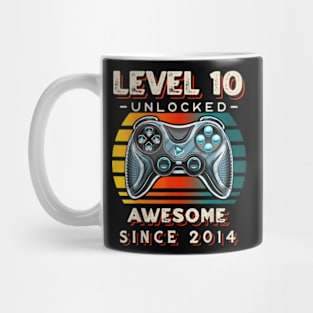 10th Birthday Gamer 10 Year Old Bday Boy Ten Son Mug